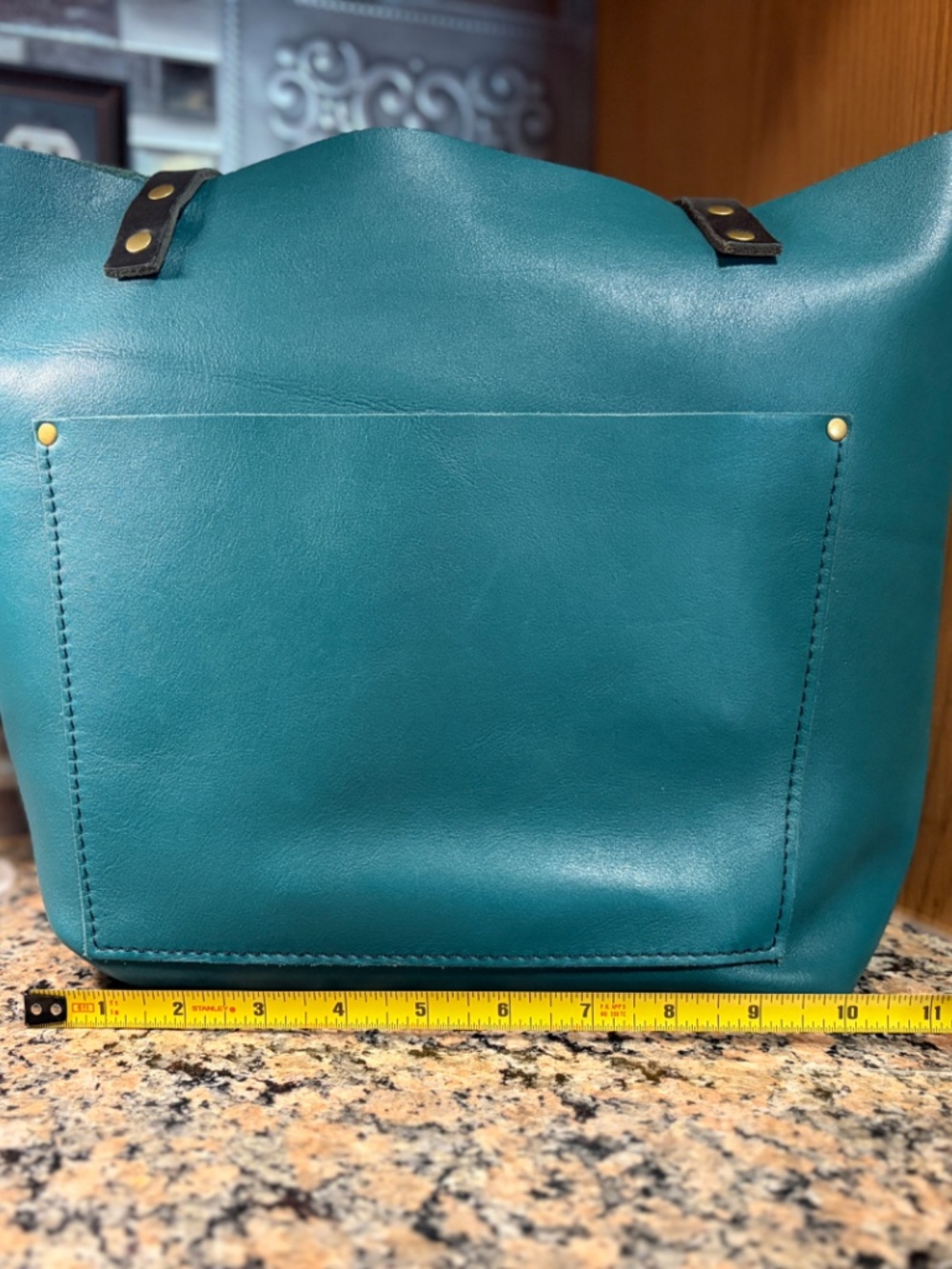 Portland Leather Goods Classic Medium Tote - Peacock